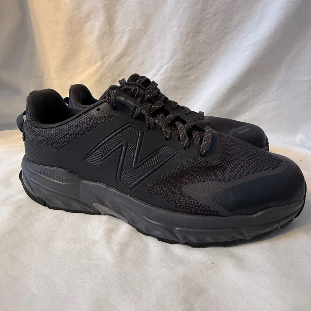 New Balance Fresh Foam 510v6 Mens 10 Wide 2E Black Trail Running Shoes MT510LB6